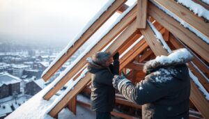 vintertekniker takkonstruktion